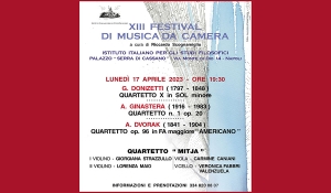 XIII FESTIVAL DI MUSICA DA CAMERA