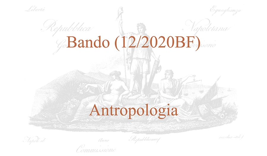 Bando (12/2020BF) - Antropologia