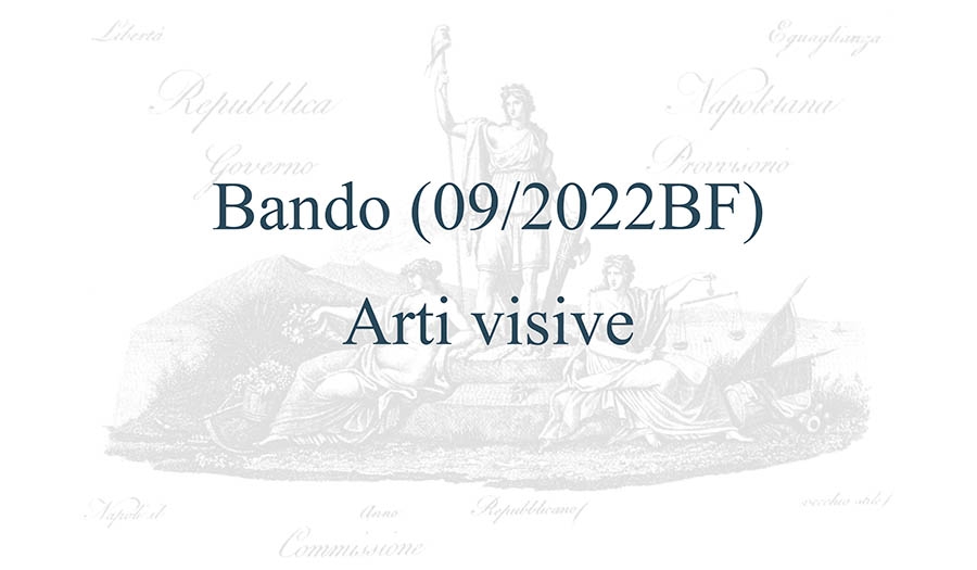 Bando (09/2022BF) – Arti visive