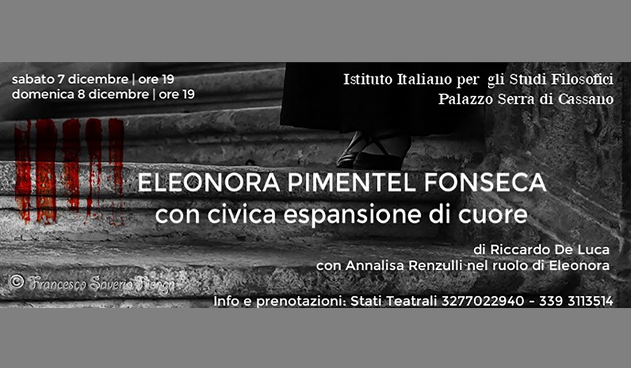 ‘ELEONORA PIMENTEL FONSECA, con civica espansione di cuore’ di Riccardo De Luca