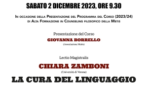 Chiara Zamboni - La cura del linguaggio