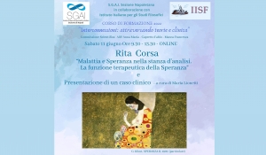 Rita Corsa - Malattia e speranza nella stanza d&#039;analisi. La funzione terapeutica della speranza